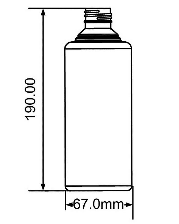 Колба дозатора McALPINE 190 мм 500 мл P-SOAPBOTTLE-U
