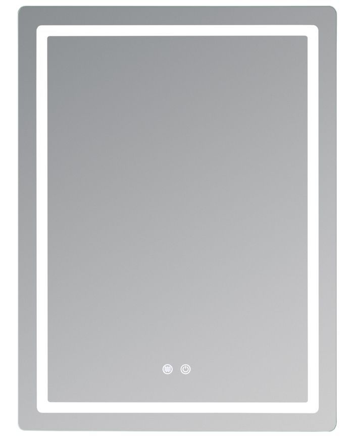 Дзеркало настінне прямокутне Qtap Mideya MI2 600&times;800 з LED-підсвіткою Touch, антизапотіванням, димером, рег. яскравості QT2078F6080