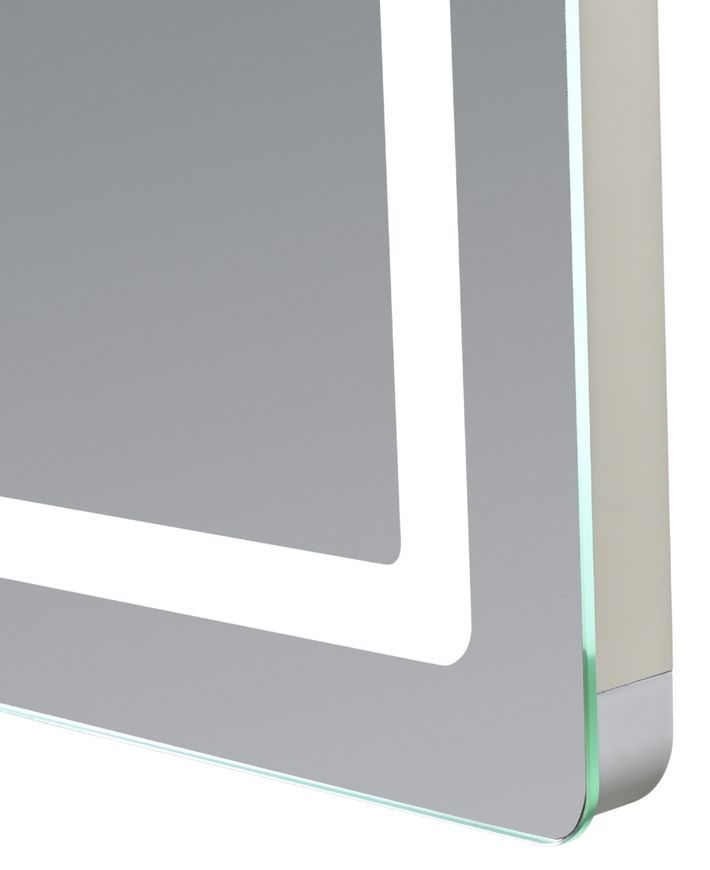 Дзеркало настінне прямокутне Qtap Mideya MI2 600&times;800 з LED-підсвіткою Touch, антизапотіванням, димером, рег. яскравості QT2078F6080