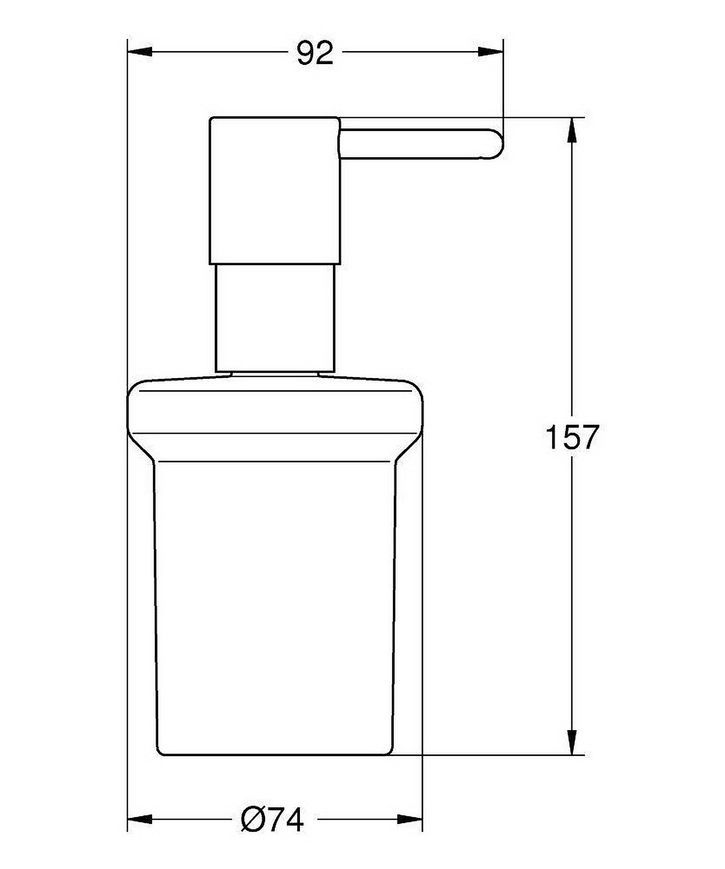 Дозатор для жидкого мыла GROHE Essentials 40394001 - 40394001