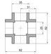 Крестовина PPR THERMO ALLIANCE 25 - DSF002 - 2