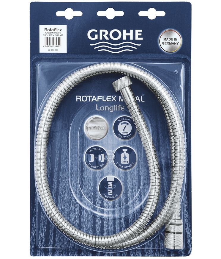 Шланг для душа GROHE Rotaflex 28417000 - -28417000