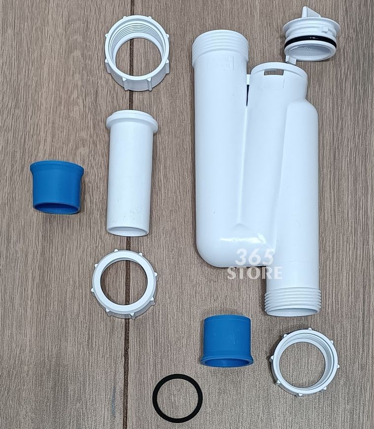 Сифон для умывальника McALPINE 1 1/4&Prime; x 32 мм вертикальный трубный с ревизией HC3 - HC3