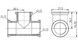 Трійник латунний SD Forte 1/2"ВРх1/2"ВРх1/2"ВР рівнопрохідний хромований SF361H15