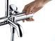 Душова система HANSGROHE Vernis Blend 200 1jet з термостатом та виливом 26274000 хром - 26274000 - 4