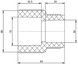 Муфта PPR BLUE OCEAN 75х50 редукционная BORCXX7550XXX - BORCXX7550XXX - 2