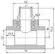Трійник PPR BLUE OCEAN 32х1"х32 ЗР BOETTX3203XXX - BOETTX3203XXX - 2