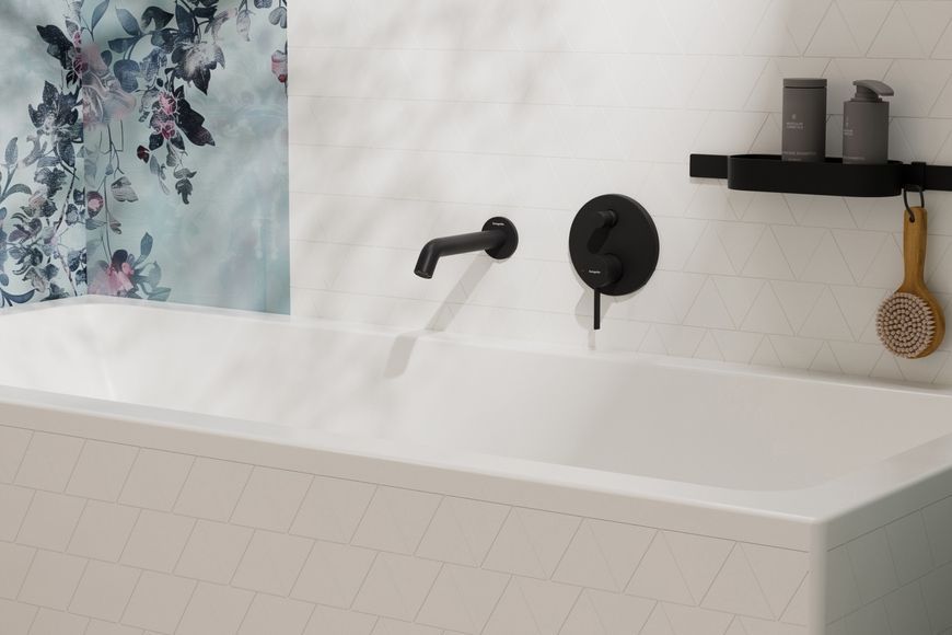Змішувач для ванни/душу прихованого монтажу Hansgrohe Zesis S 74415670 Matt Black - 74415670