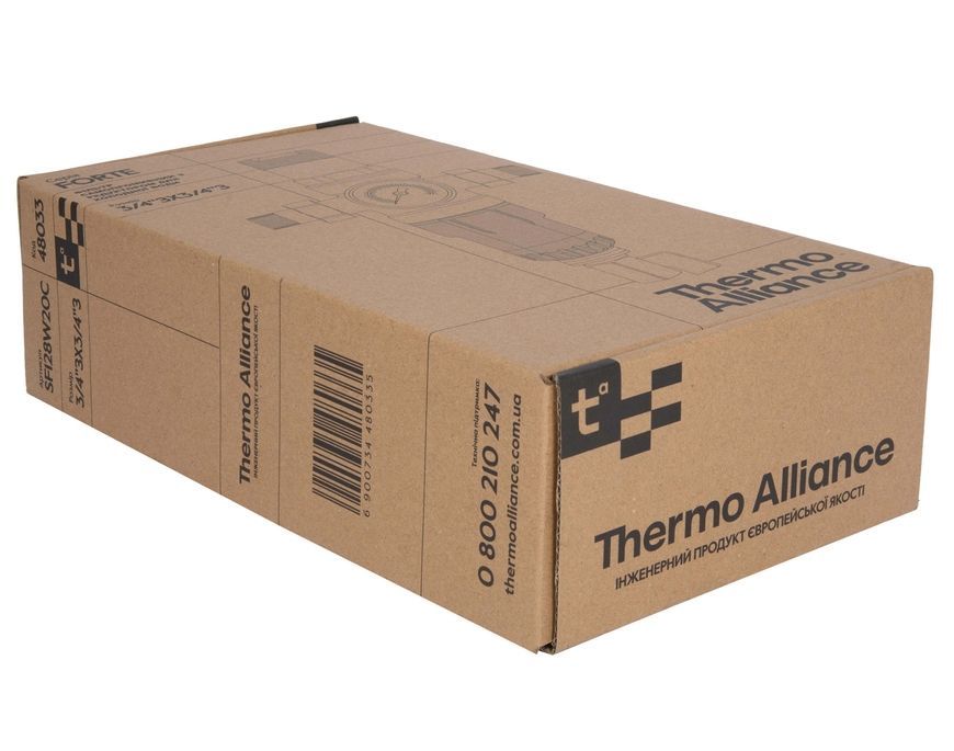 Фильтр самопромывной для холодной воды Thermo Alliance Forte 3/4" НР с редуктором давления SF128W20C - SF128W20C