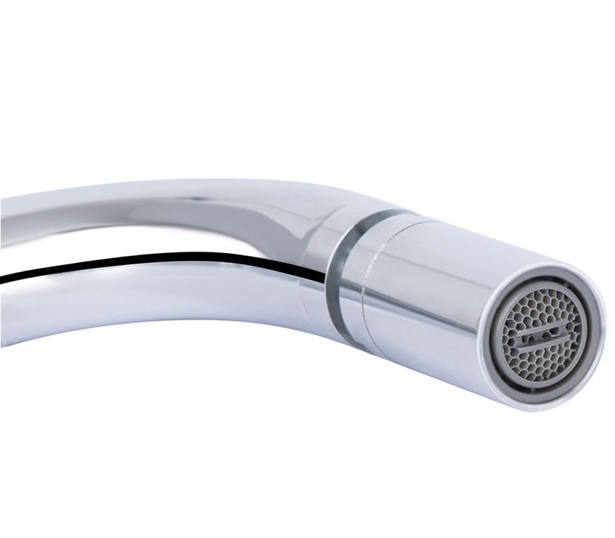 Смеситель для кухни Qtap Cardinal Chrome QTCAR344CRM45658 латунь - QTCAR344CRM45658