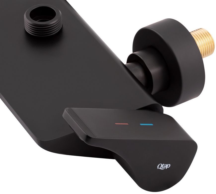 Душевая система QTAP Sloup 51105OGB черная - QTSL51105OGB
