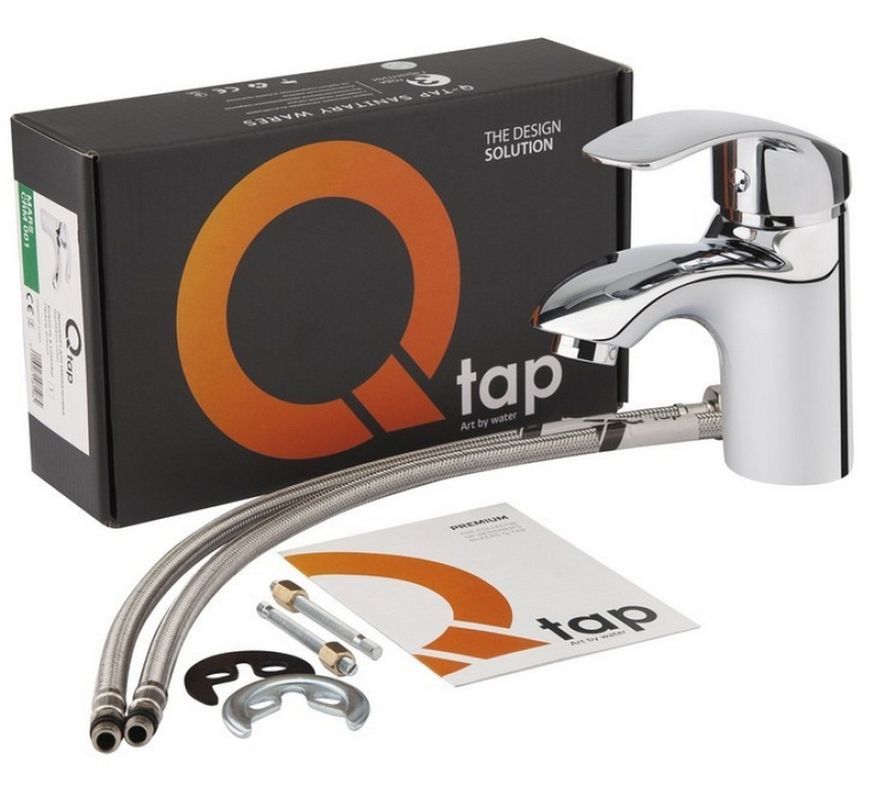 Смеситель для умывальника QTAP Mars СRM 001 QTMARSCRM001 - QTMARSCRM001
