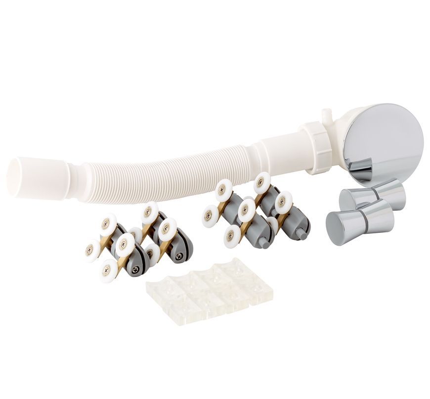 Душовий бокс Lidz Tani SB100x100.SAT.LOW.FR низький, скло Frost 4 мм + стінки WHI LTSB100100SATLOWFR - LTSB100100SATLOWFR