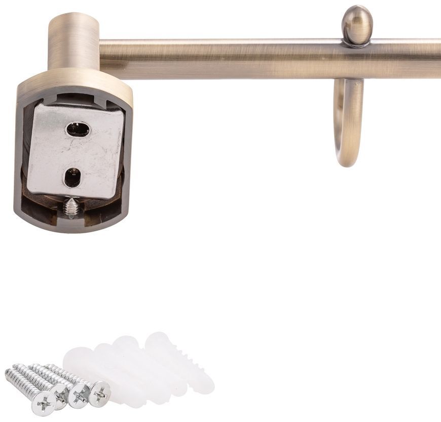 Держатель для полотенец и халатов (4 крючка) QTAP Liberty ANT 1154-4 бронза QTLIBANT11544