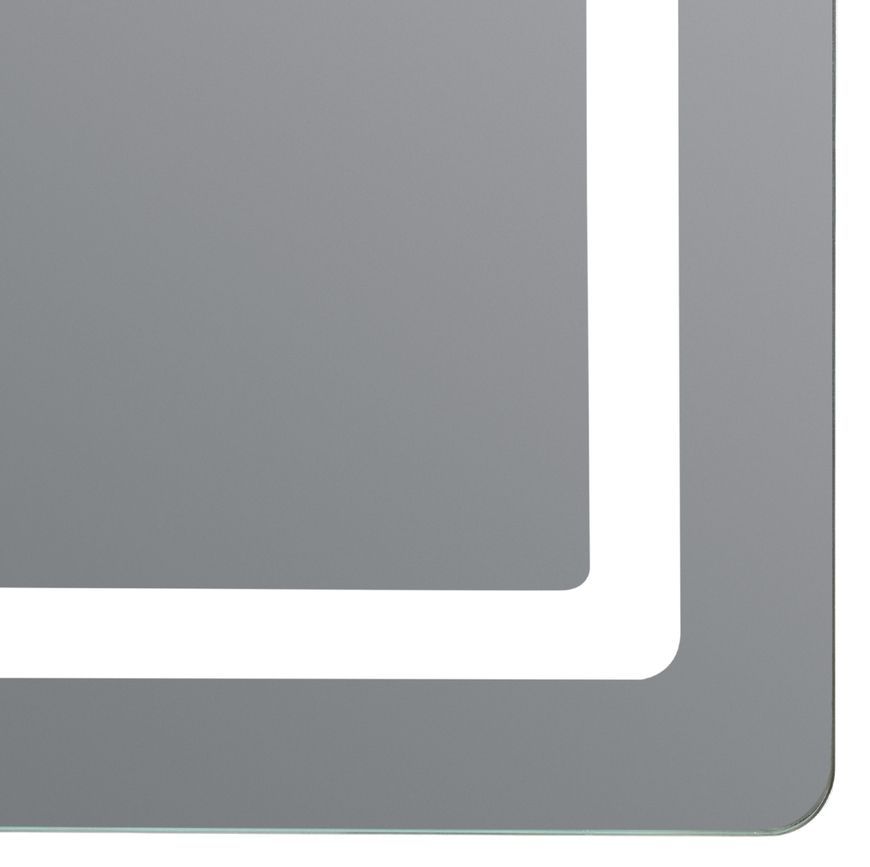 Дзеркало настінне прямокутне Qtap Mideya MI2 600&times;800 з LED-підсвіткою Touch, антизапотіванням, димером, рег. яскравості QT2078F6080
