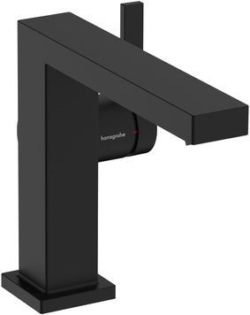 Змішувач для раковини HANSGROHE Tecturis E 110 Fine CoolStart EcoSmart+ Matt Black 73021670 чорний матовий - 73021670