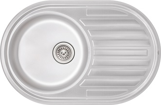 Кухонна мийка QTAP 7750 Satin 0,8 мм (180) - QT7750SAT08
