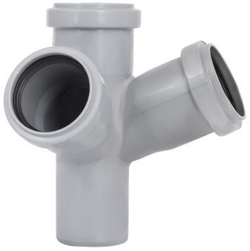 Крестовина двухплоскостная канализационная Ostendorf-OSMA HT-System PLUS d50/50/50/50&times;67&deg; SD00057319