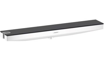 Шлангове підключення HANSGROHE Porter 500 Rainfinity з тримачем для душу (зліва) та полицею Matt White 26843700 білий матовий - 26843700