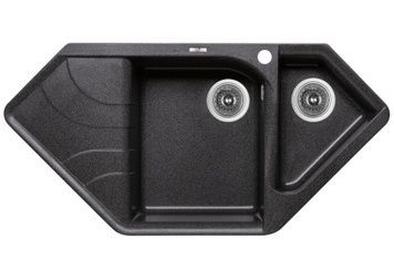 Кухонна мийка з додатковою чашею LIDZ 1000x500/225 GRF-13 (LIDZGRF131000500225) - LIDZGRF131000500225