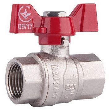 Кран шаровой SD FORTE 3/4" ВР для воды (бабочка) SF602W20 - SF602W20
