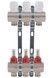 Коллектор с расходомерами Thermo Alliance Standart 1" 3 выхода 3/4" SD235W3 латунь - SD235W3 - 3