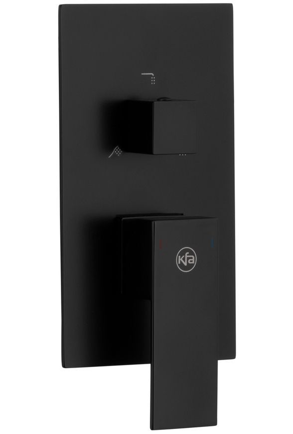 Смеситель для ванны скрытого монтажа KFA ARMATURA LOGON BLACK 5139-401-81 черный матовый - 5139-401-81