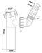 Підключення McALPINE 1 1/4"х32 мм до пральної/посудомийної машини TEE5/4B1