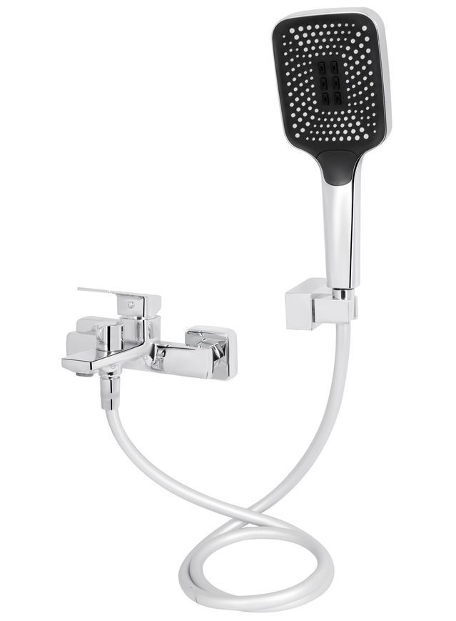 Змішувач для ванни Qtap Capricorn з душовим гарнітуром Chrome (k35) QTCAP3060102C48222 - QTCAP3060102C48222