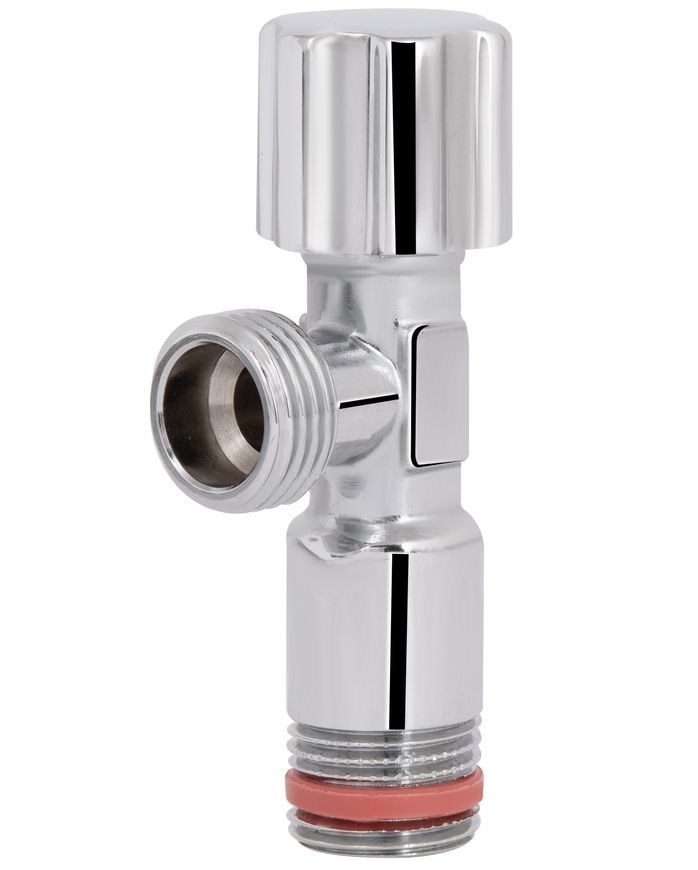 Кран приборный вентельный угловой Thermo Alliance Forte 1/2" НР латунь TAF341W1515