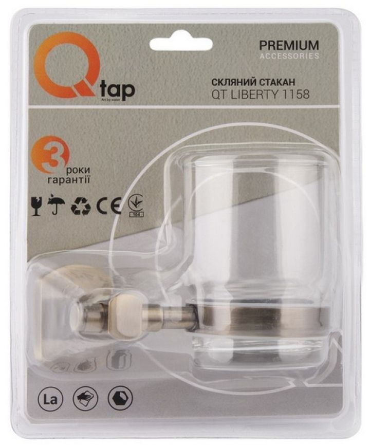 Стакан QTAP Liberty ANT 1158 бронза