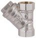Фільтр для газу косий Thermo Alliance Standart 1/2" ВВ латунь нікель TAS125G15