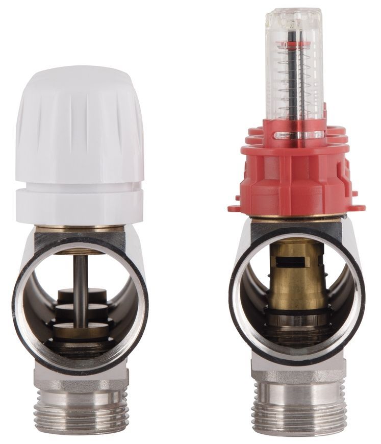 Коллектор с расходомерами Thermo Alliance Standart 1" 3 выхода 3/4" SD235W3 латунь - SD235W3