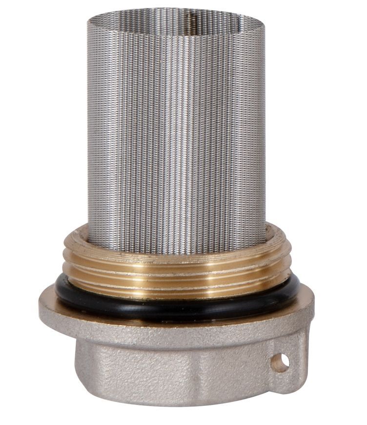 Фільтр для газу косий Thermo Alliance Standart 1/2" ВВ латунь нікель TAS125G15