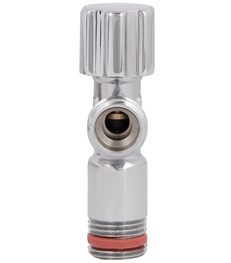 Кран приборный вентельный угловой Thermo Alliance Forte 1/2" НР латунь TAF341W1515