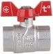 Кран шаровой Thermo Alliance Forte 3/4" ВР прямой, PN40, латунь, бабочка SF602W20 - SF602W20 - 5