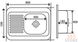 Кухонна мийка IMPERIAL 5080-R Satin 0,8 мм (IMP5080RSAT) - IMP5080RSAT - 4