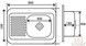 Кухонна мийка IMPERIAL 5080-R Satin 0,8 мм (IMP5080RSAT) - IMP5080RSAT - 4