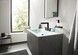 Смеситель для раковины HANSGROHE Finoris 160 на 3 отверстия Matt Black 76034670 черный матовый с донным клапаном push-open - 76034670 - 4