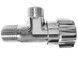 Кутовий вентиль Imprese 1/2"х1/2" чверть обороту AV02 хром