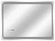 Дзеркало Qtap Mideya 800х600 з LED-підсвічуванням, антизапотіванням, годинником, сенсорним вимикачем QT2078NCF8060W