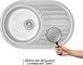 Кухонна мийка QTAP 7750 Satin 0,8 мм (180) - QT7750SAT08 - 2