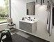 Смеситель для раковины HANSGROHE Finoris 160 на 3 отверстия Matt Black 76034670 черный матовый с донным клапаном push-open - 76034670 - 3