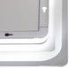 Дзеркало Qtap Mideya 800х600 з LED-підсвічуванням, антизапотіванням, годинником, сенсорним вимикачем QT2078NCF8060W