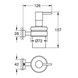 Дозатор для жидкого мыла GROHE Essentials Cube 40756001 - 40756001 - 3