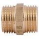 Ниппель латунный Thermo Alliance Standart 1/2"х1/2" НР равнопроходный SD4071515