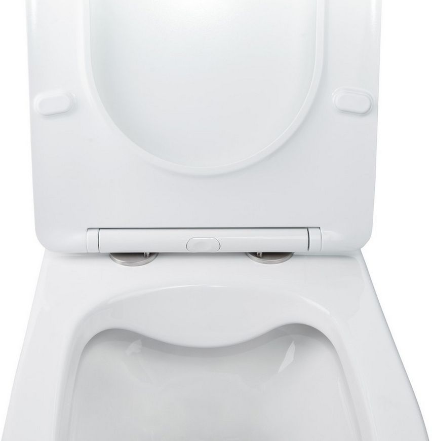 Набір QTAP інсталяція 3 в 1 Nest QT0133M425 з панеллю змиву QT0111M11112CRM + унітаз з сидінням Swan QT16335178W - QT16335178W0133M425M11112CRM