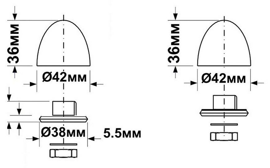 Набор монтажный для инсталляций McALPINE FP45R-CAPKIT - FP45R-CAPKIT