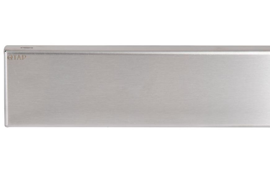 Трап із нержавіючої сталі Qtap Taurus Tile 400 лінійний із сухим затвором під плитку QTTAUTILE400 - QTTAUTILE400