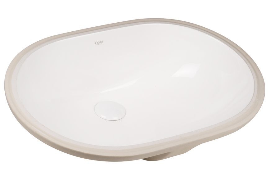 Раковина врезная Qtap Stork 560x400x200 White с донным клапаном QT15116030W - QT15116030W
